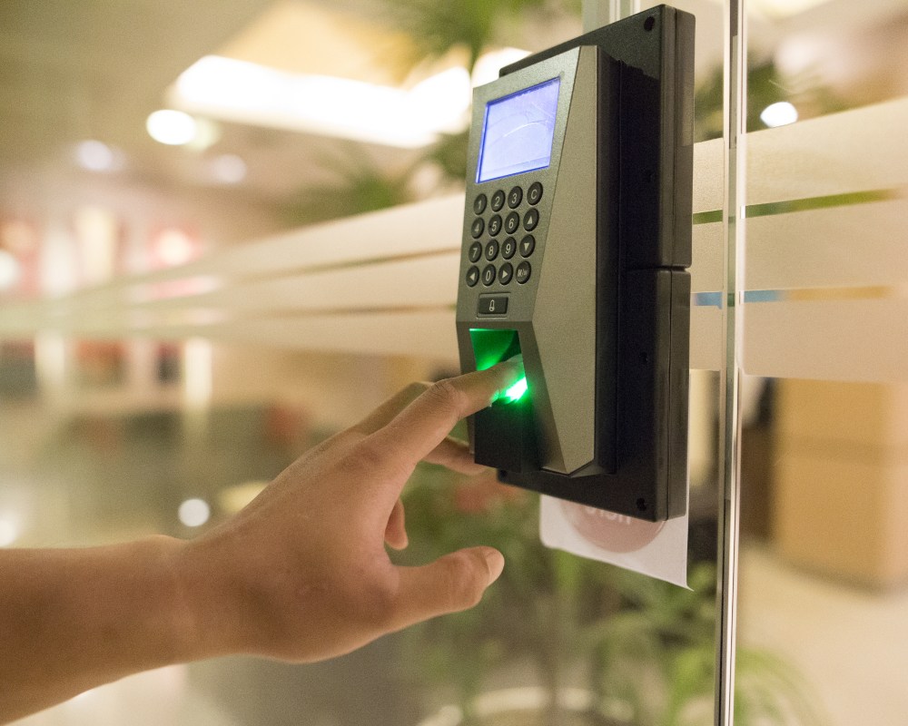 fingerprint securirty system being used escondido ca