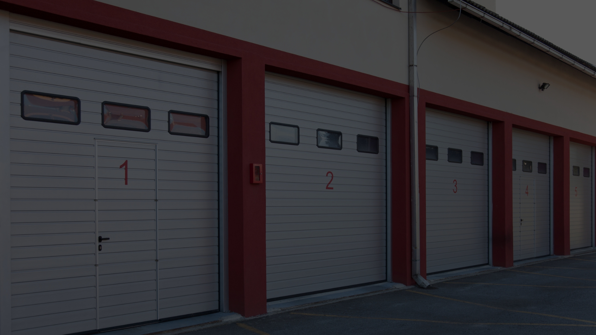 roll up garage doors installed at commercial building oceanside ca